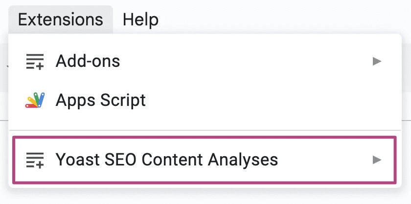 Find Yoast Content Analyses