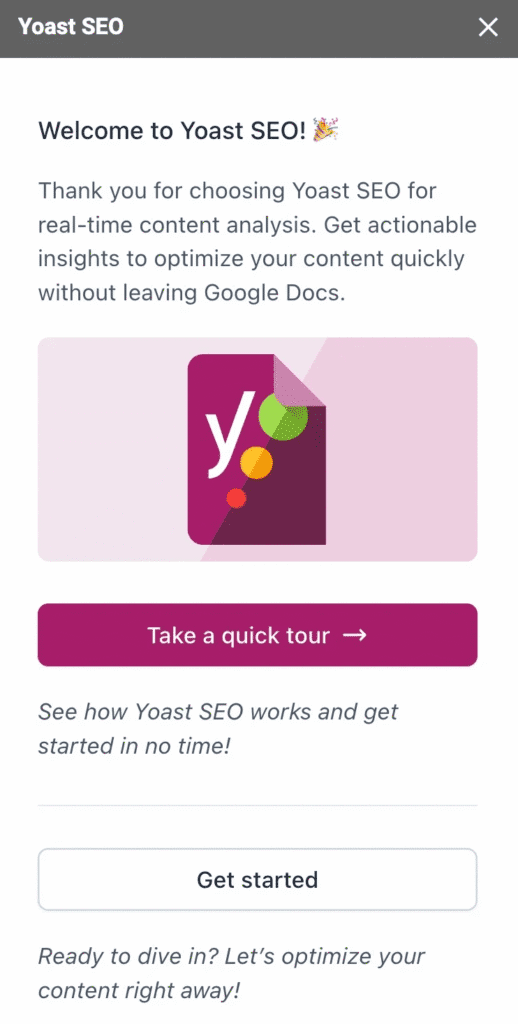 Quick tour