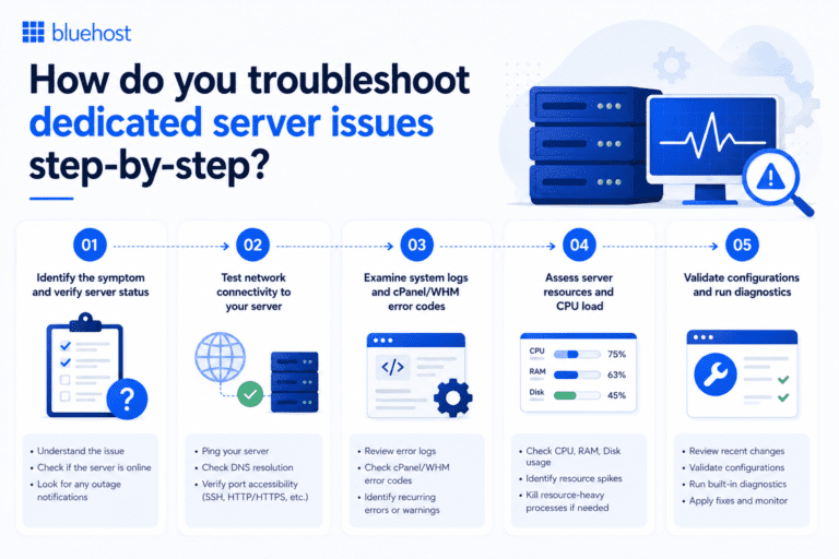How to Troubleshoot Dedicated Server Problems (Step-by-Step Guide)