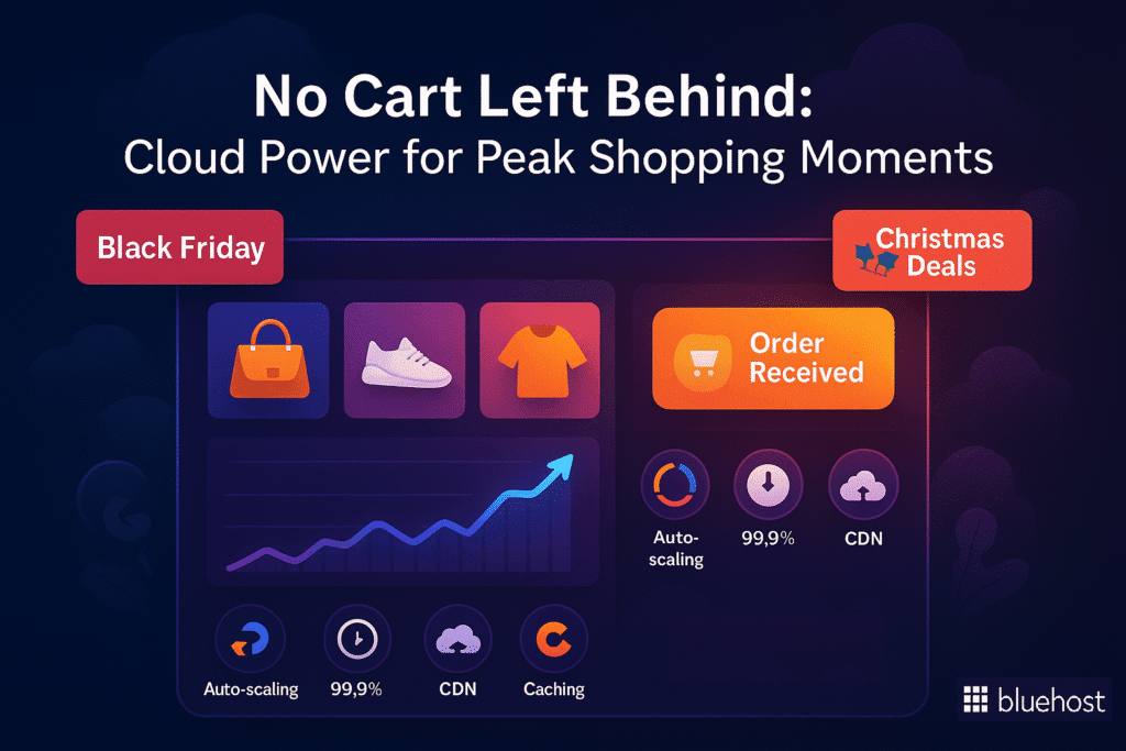 Use case of scalable cloud hosting - eCommerce surges during flash sales & holiday campaigns