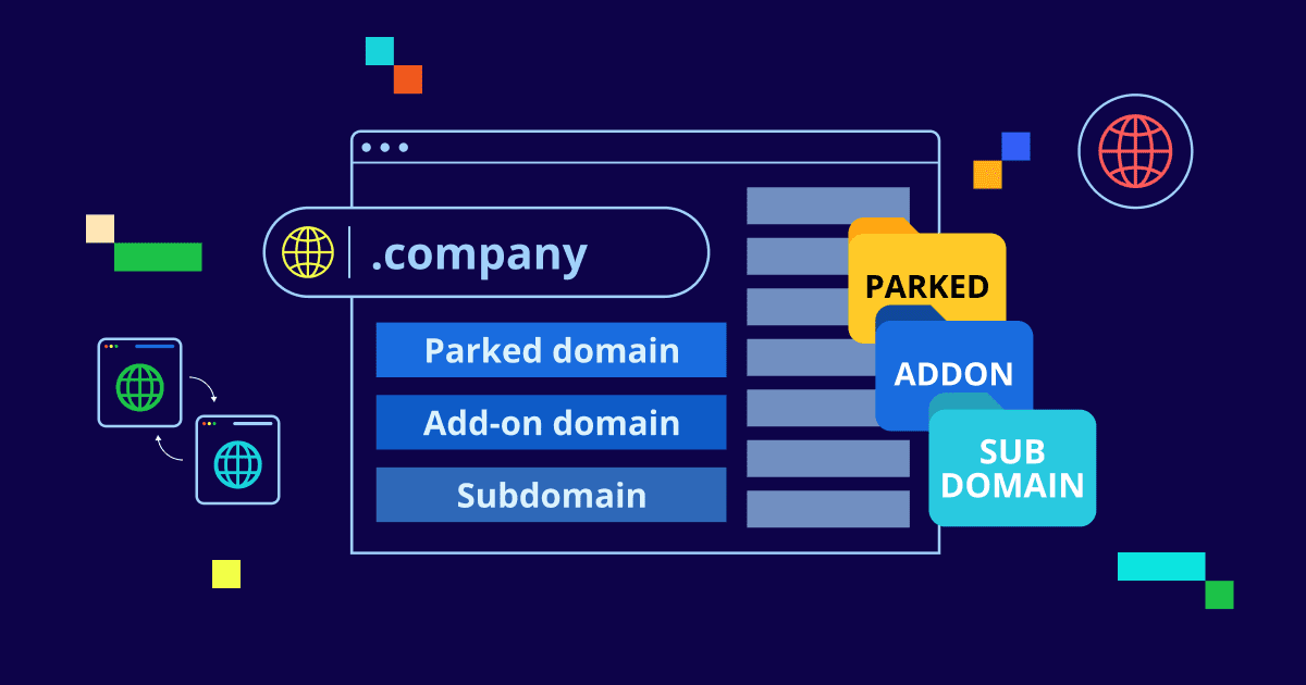 Difference Between Addon Domain, Parked Domain, and Subdomain