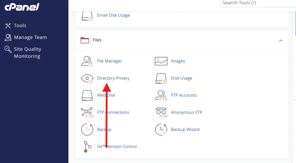 click Directory Privacy