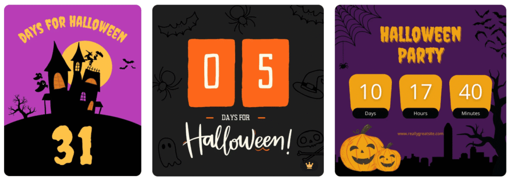 Halloween countdown