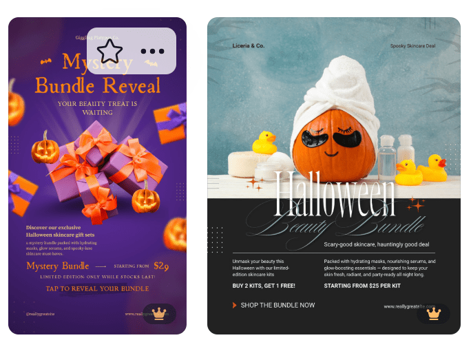 Offer bundle discounts halloween