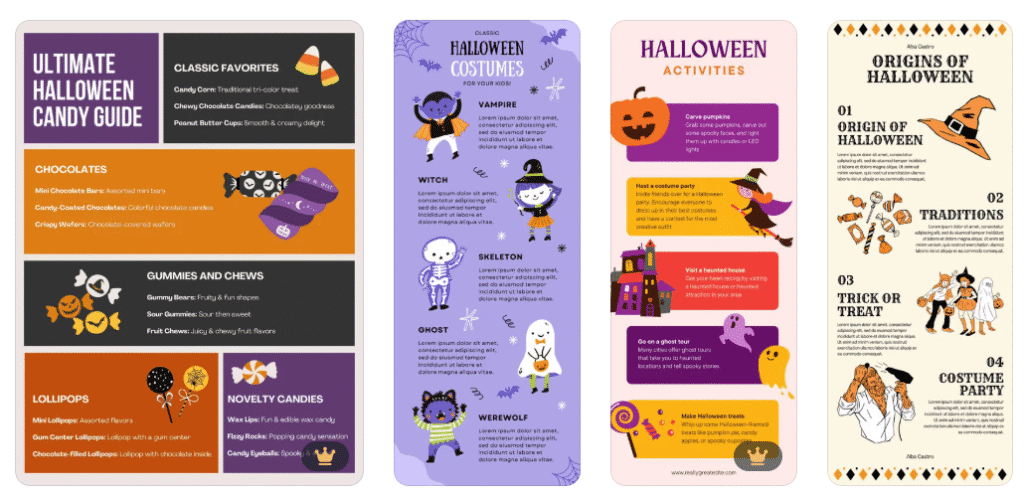 Halloween infographic ideas