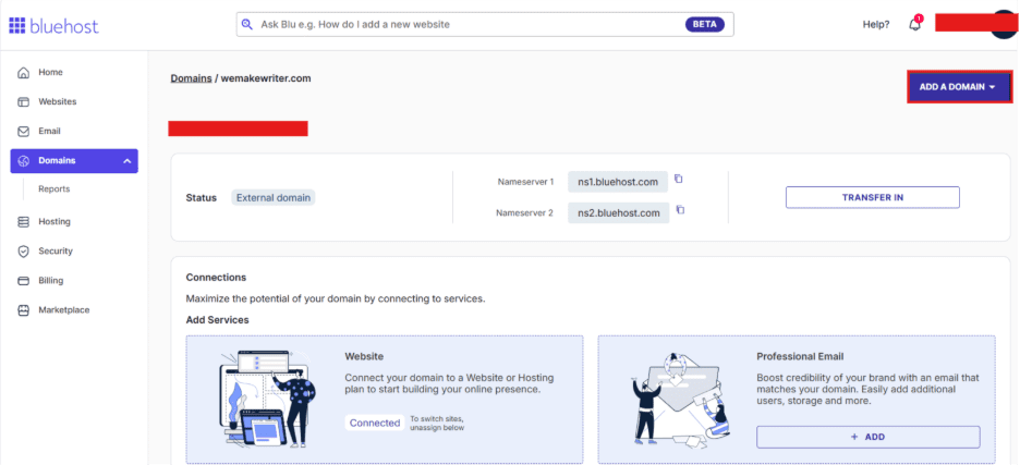 How to change website domain name?