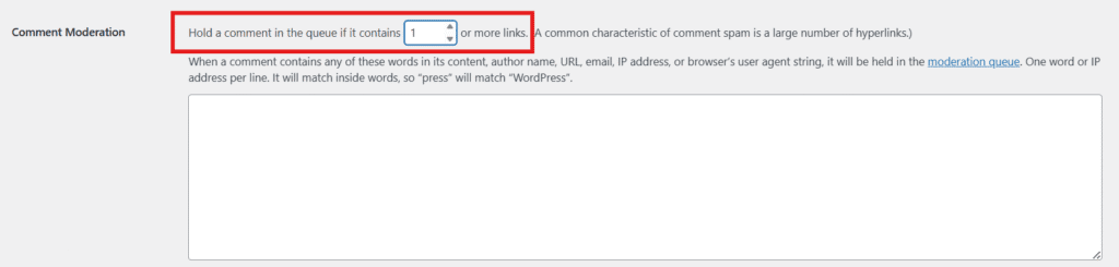 Reduce or ban links in comments