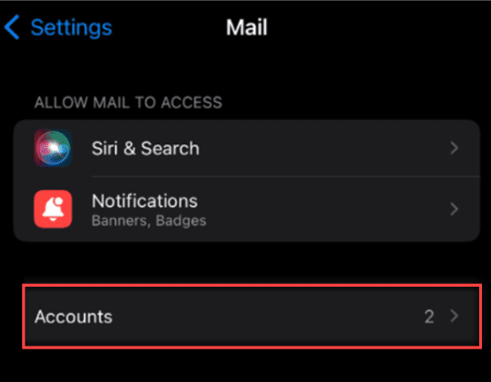 Select Accounts