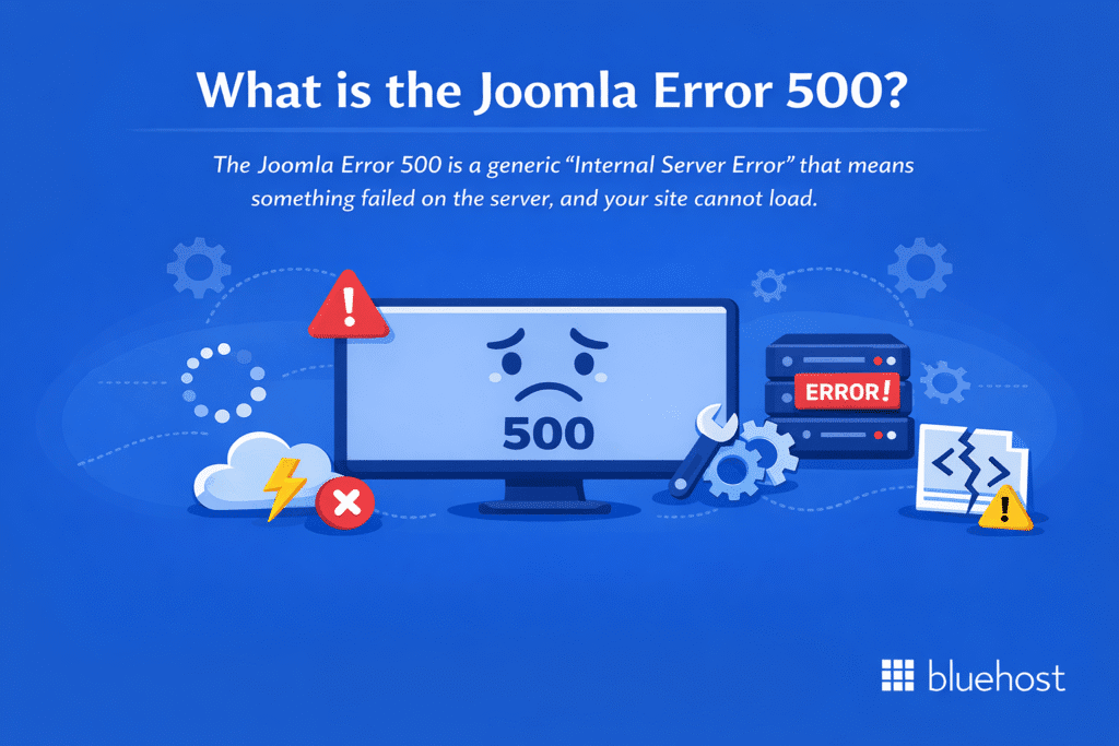 What is the Joomla Error 500?