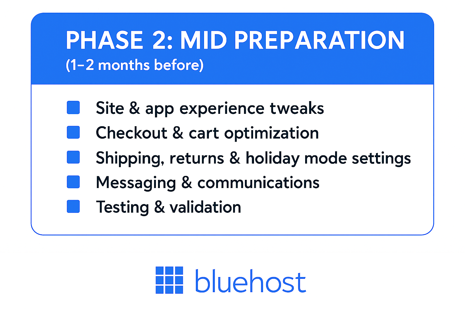 phase 2 - mid preparation