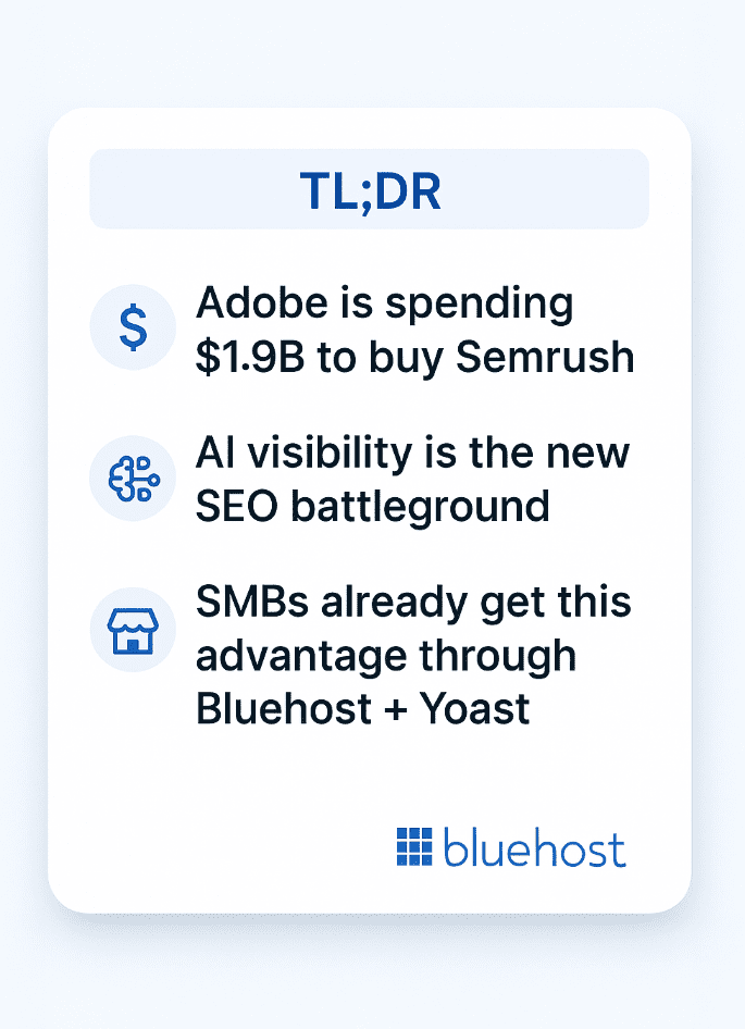 Adobe AI visibility for small business