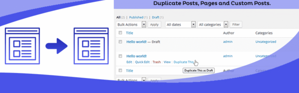 Duplicate page