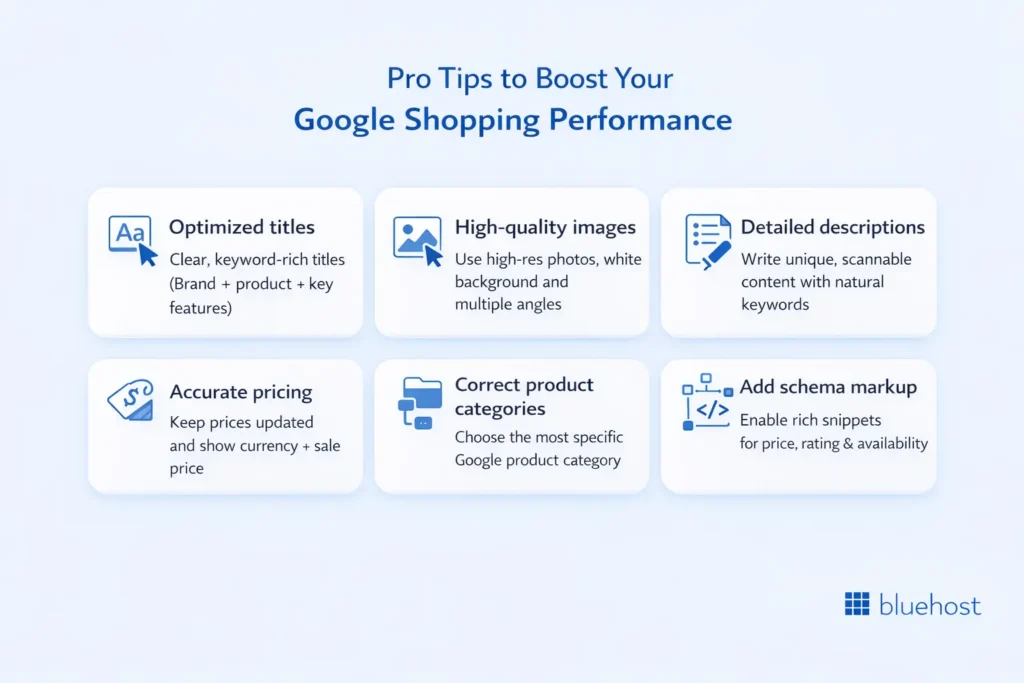 6 tips to boost Google Shopping performance