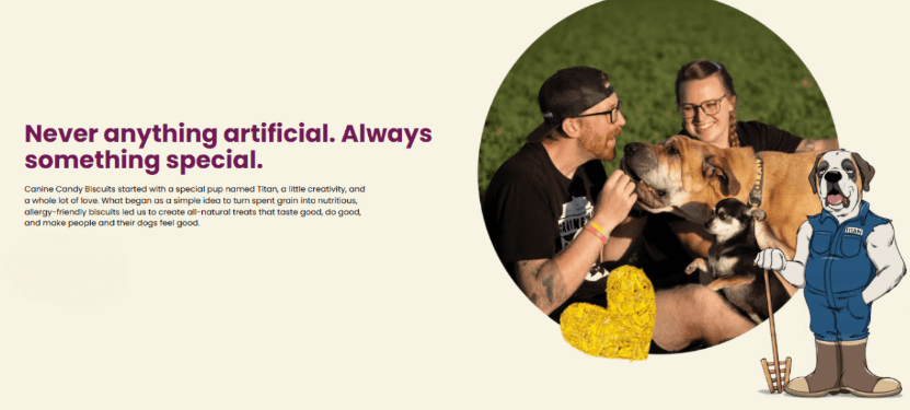 Canine Candy Biscuits story