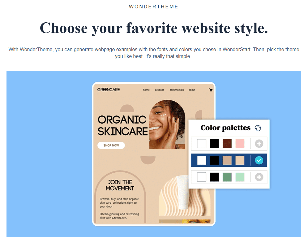 WordPress theme - Bluehost WonderTheme
