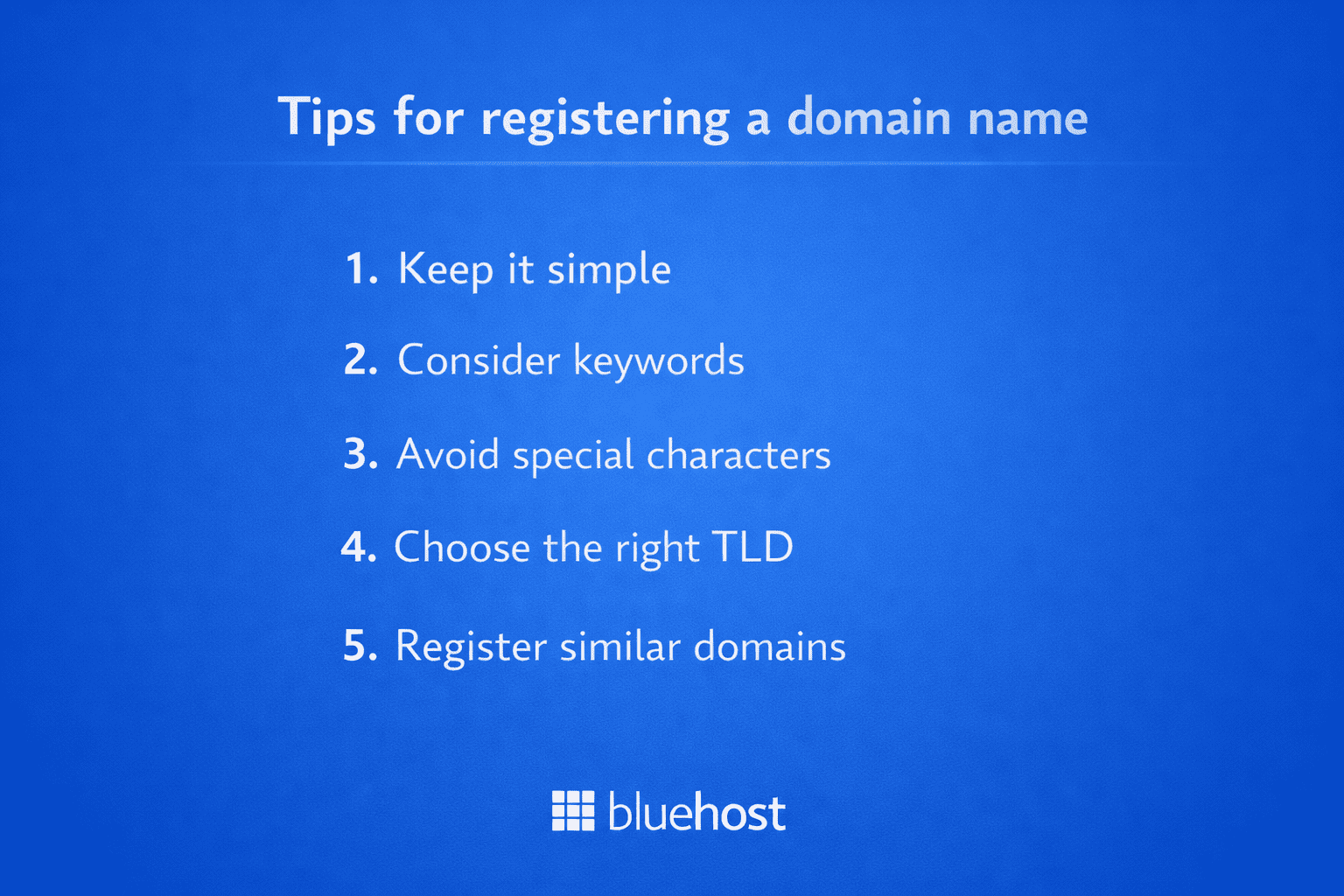 What is a domain name for a business?