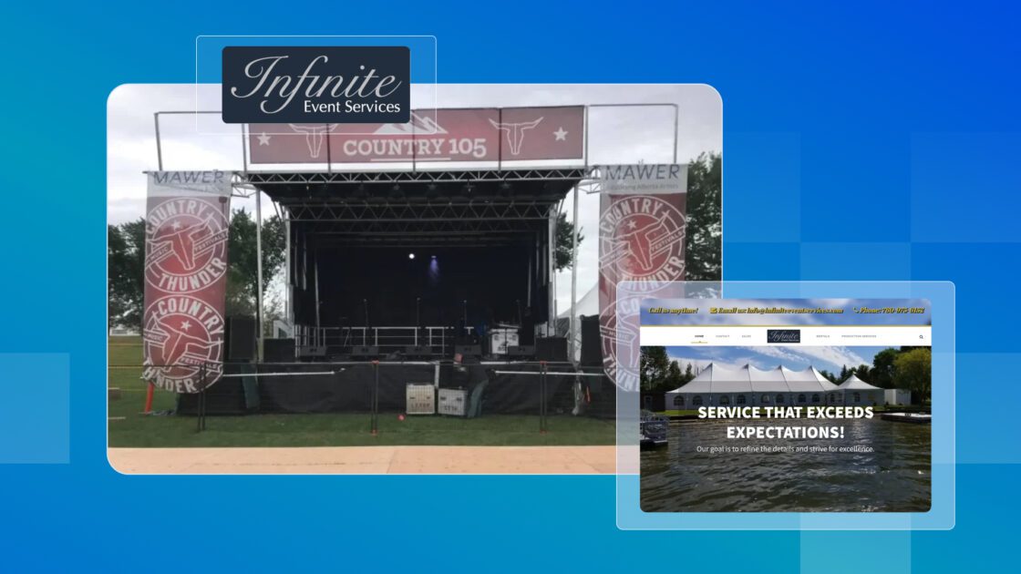 How Bluehost has shaped the online journey of Infinite Events