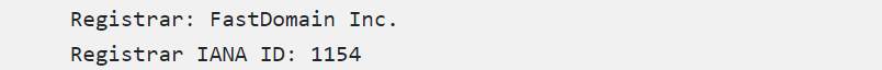 Whois Registrar