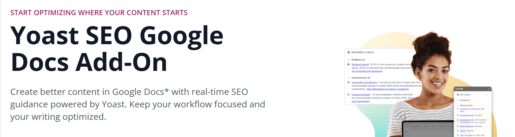 Search result in Google Workspace: Yoast SEO Google Docs add-on ready to install