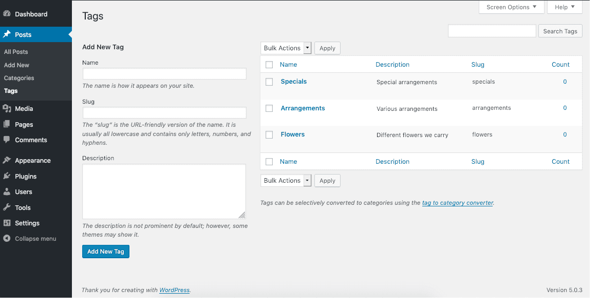 WordPress Add Post Type screen with Post Type Slug field for WordPress SEO slug setup