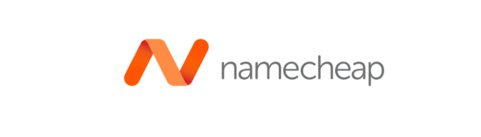 Porkbun vs Namecheap: Namecheap logo for domain registrar pricing and features comparison