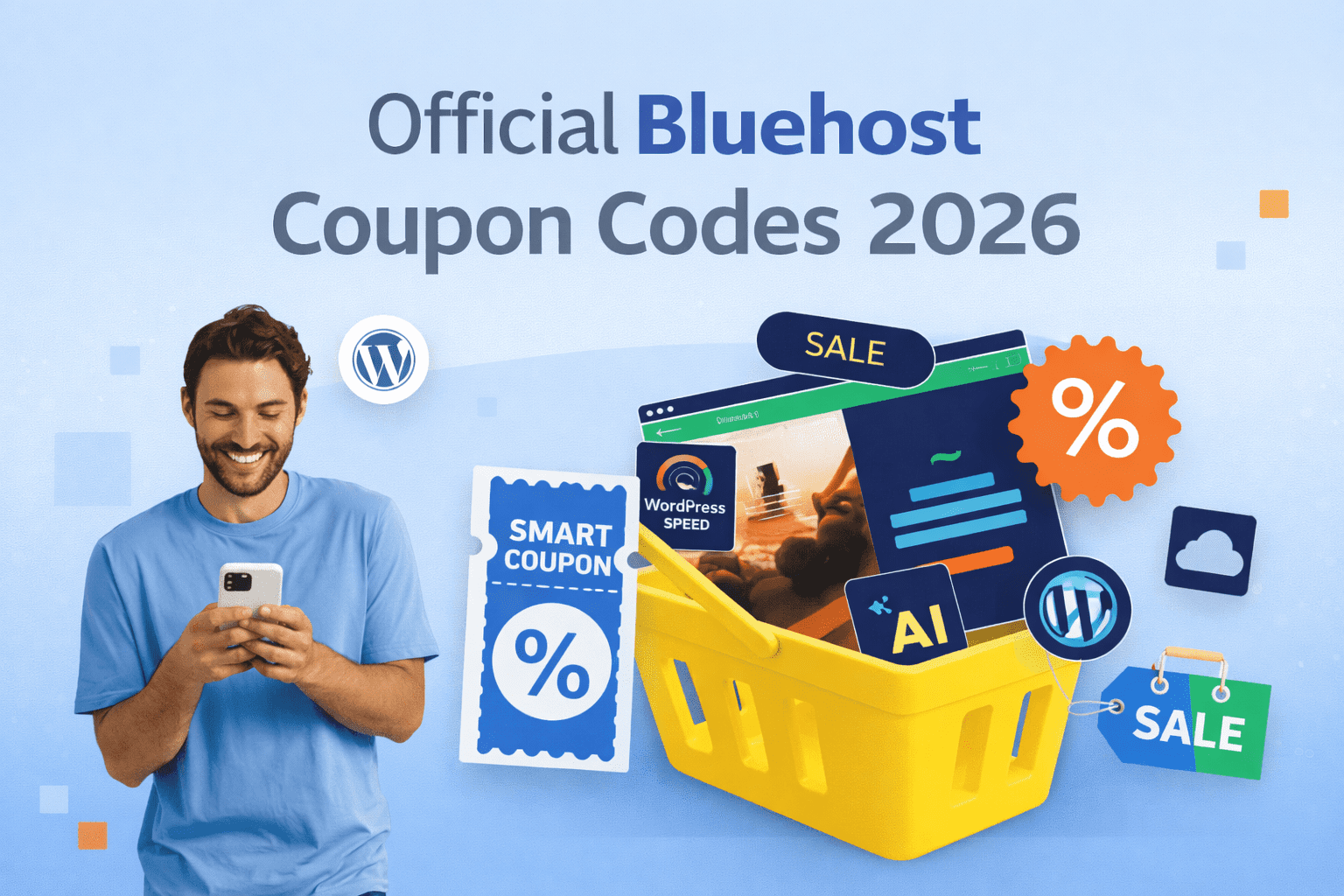 Official Bluehost Coupon Codes 2026: Save Up to 61% this April