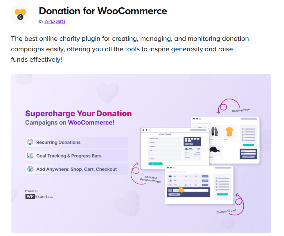 Donation For WooCommerce - DONATION PLUGIN