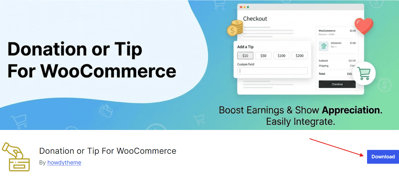 DONATION OR TIP FOR WOOCOMMERCE - DONATION PLUGIN