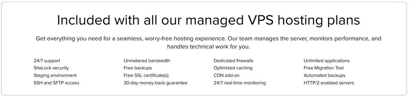 Managed VPS hosting