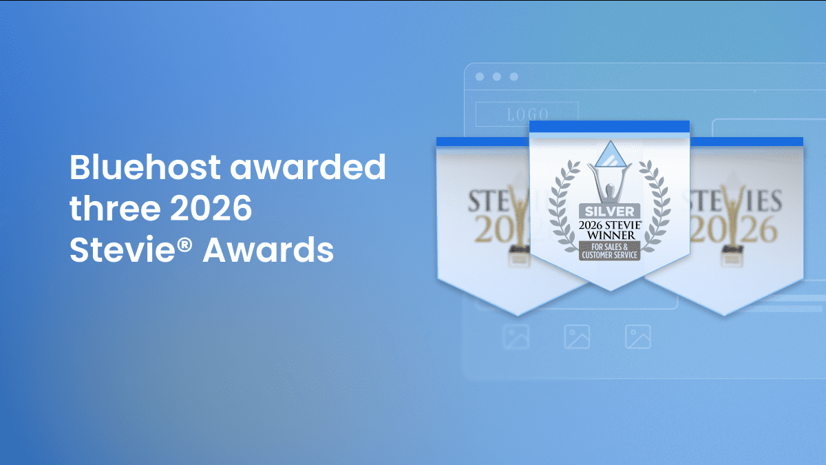 Bluehost Wins Three Silver Stevie Awards for Customer Service Department of the Year