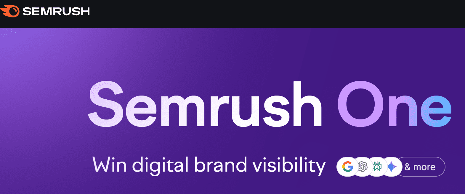 Semrush banner highlighting internal linking for SEO to boost WordPress visibility