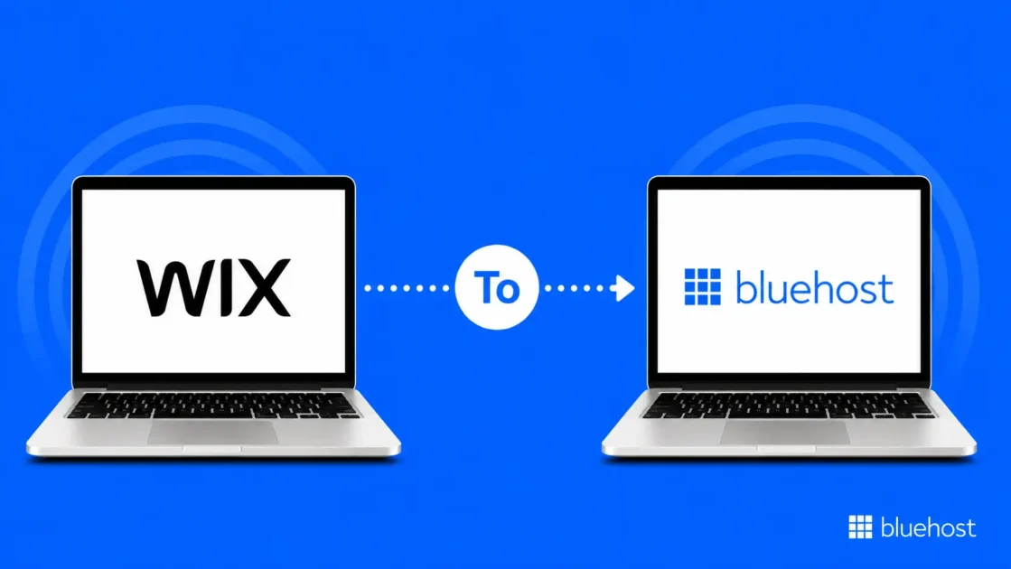 featured image for Wix to Bluehost