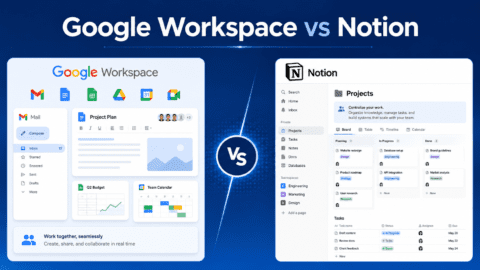 Google Workspace vs Notion