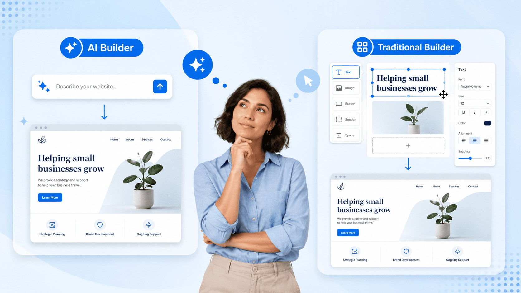 AI Website Builder vs Traditional Website Builder: Which Is Right for You?