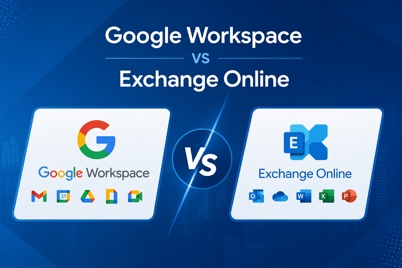 Google Workspace vs Exchange Online
