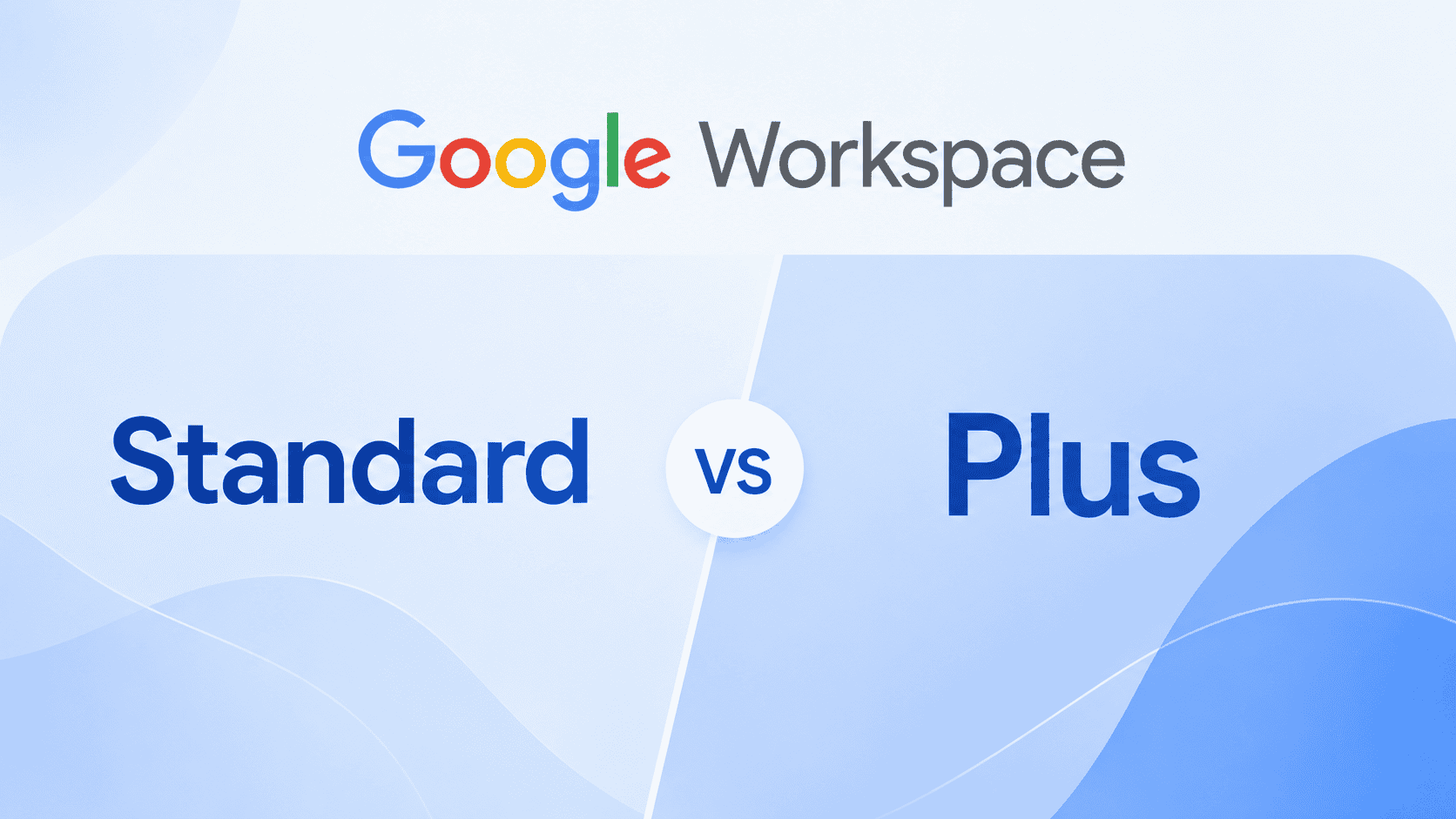 Google Workspace Standard vs Plus