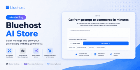 Introducing Bluehost AI Store: Build, Manage and Grow Your Online Store With AI