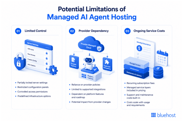 Potential Limitations of Managed AI Agent hosting