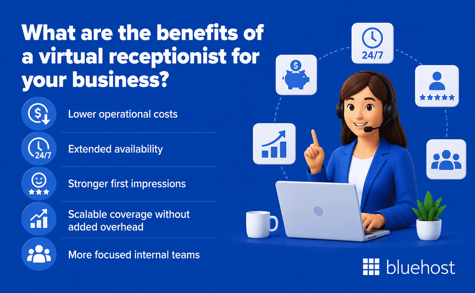What are the benefits of a virtual receptionist for your business?