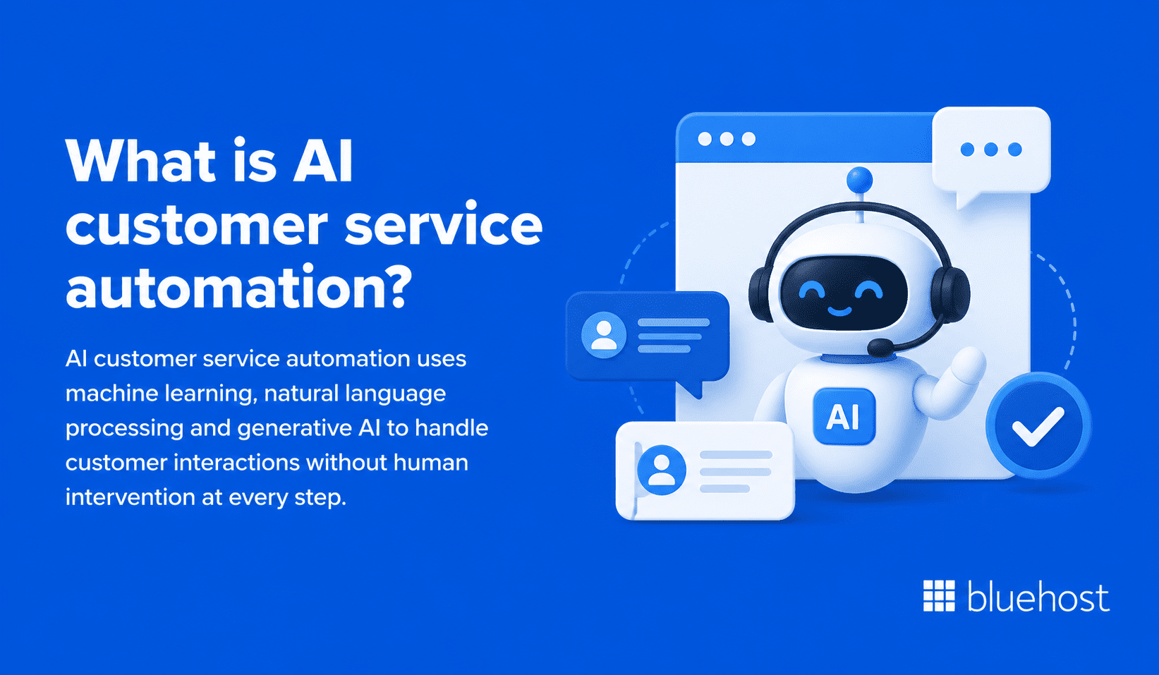 What is AI customer service automation?