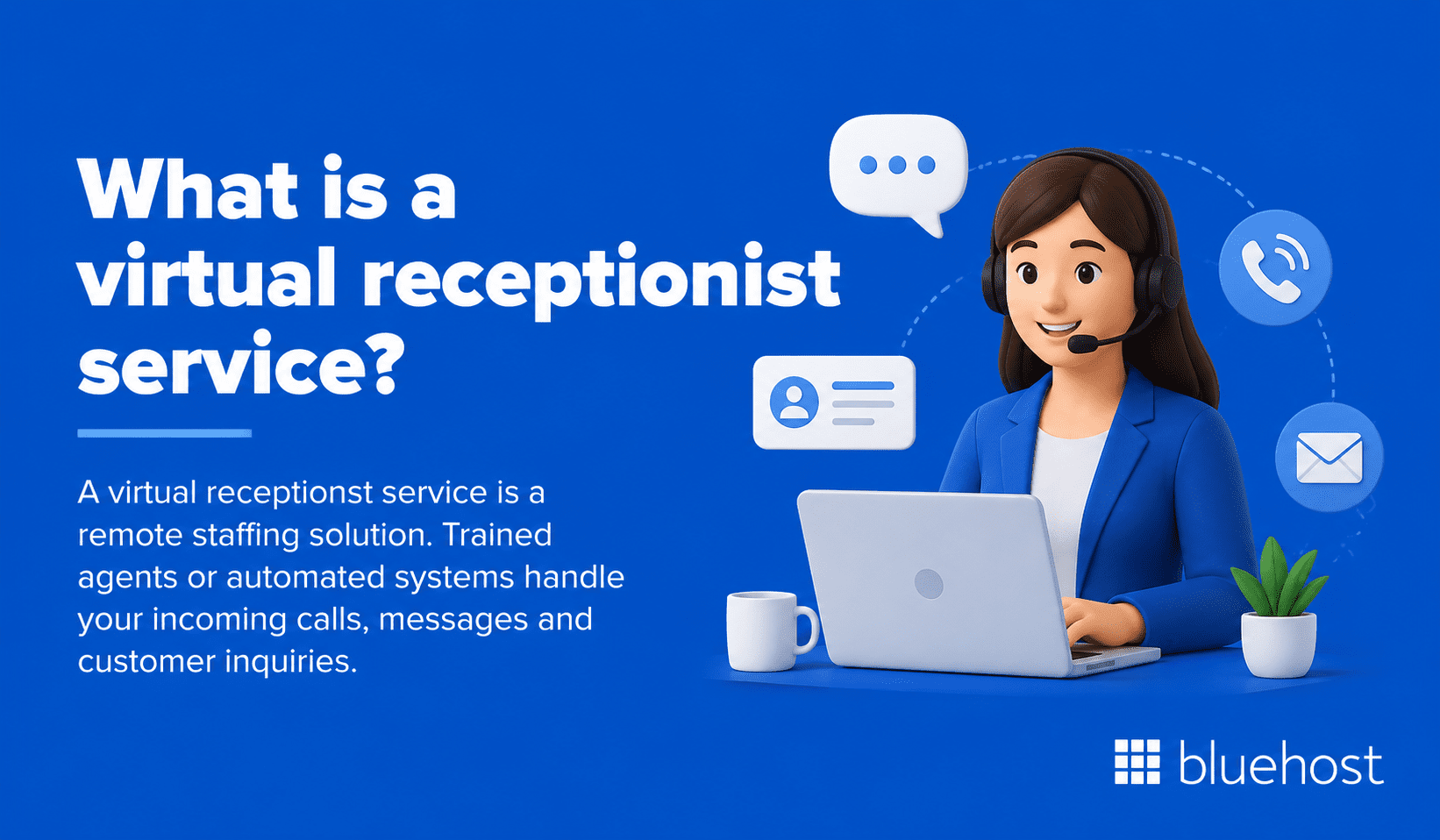 What is a virtual receptionist service?