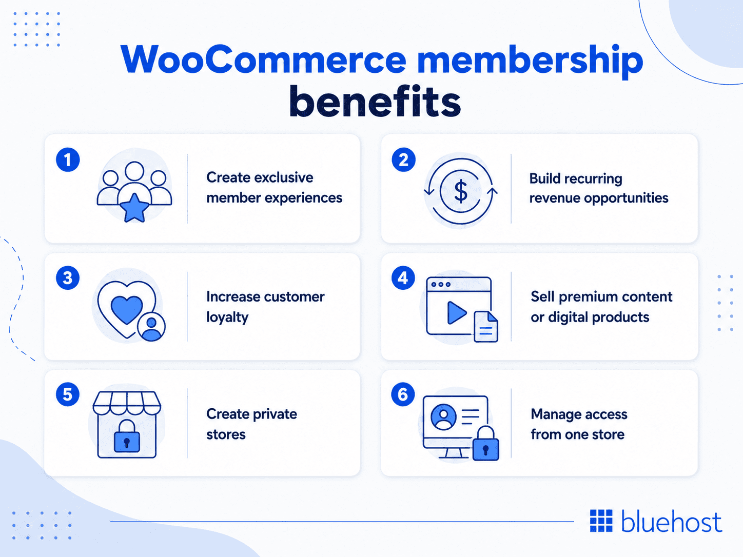 WooCommerce membership advantages