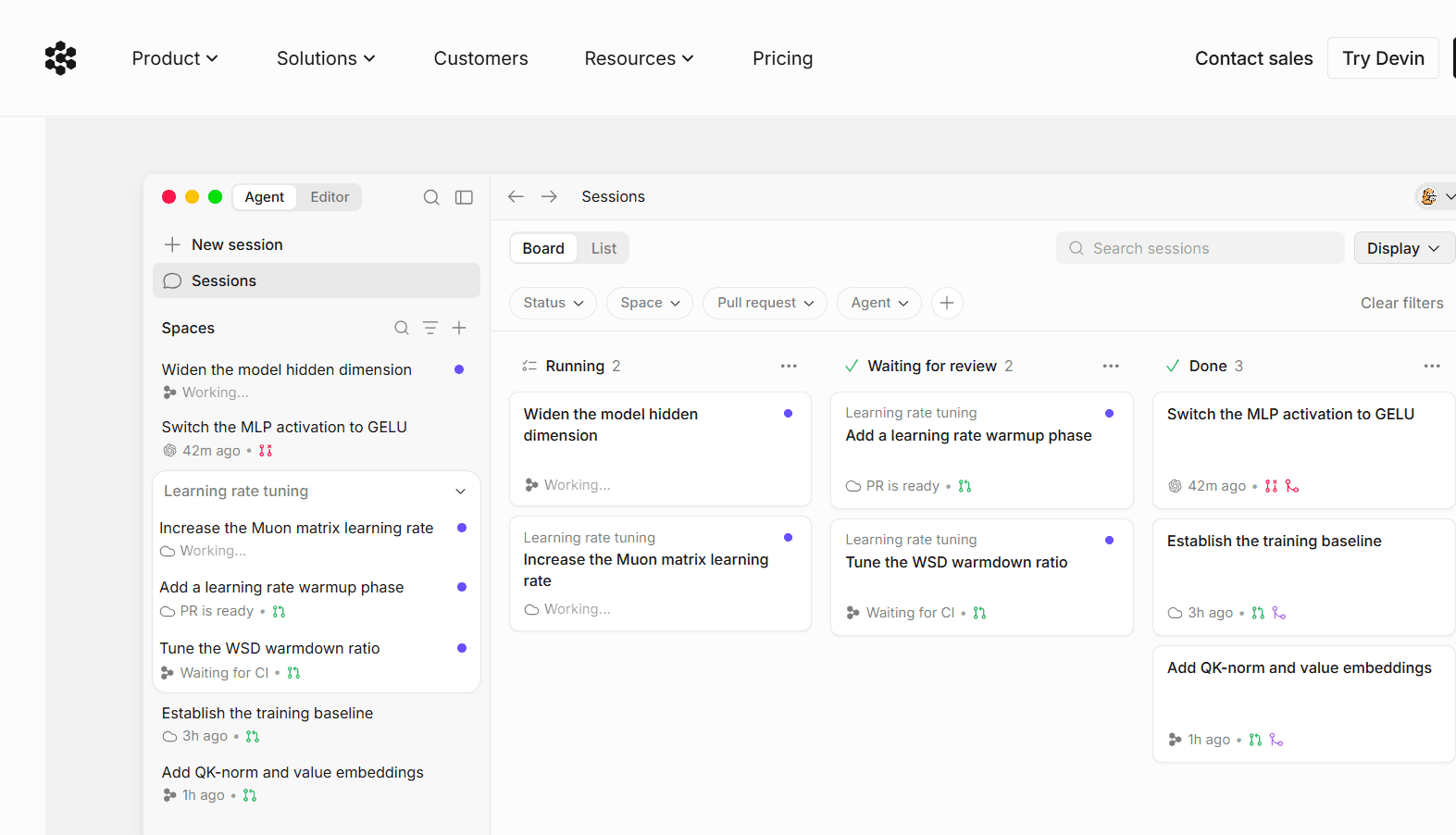 AI coding assistant Kanban UI tracking ML tasks—best AI coding assistant 2026 list