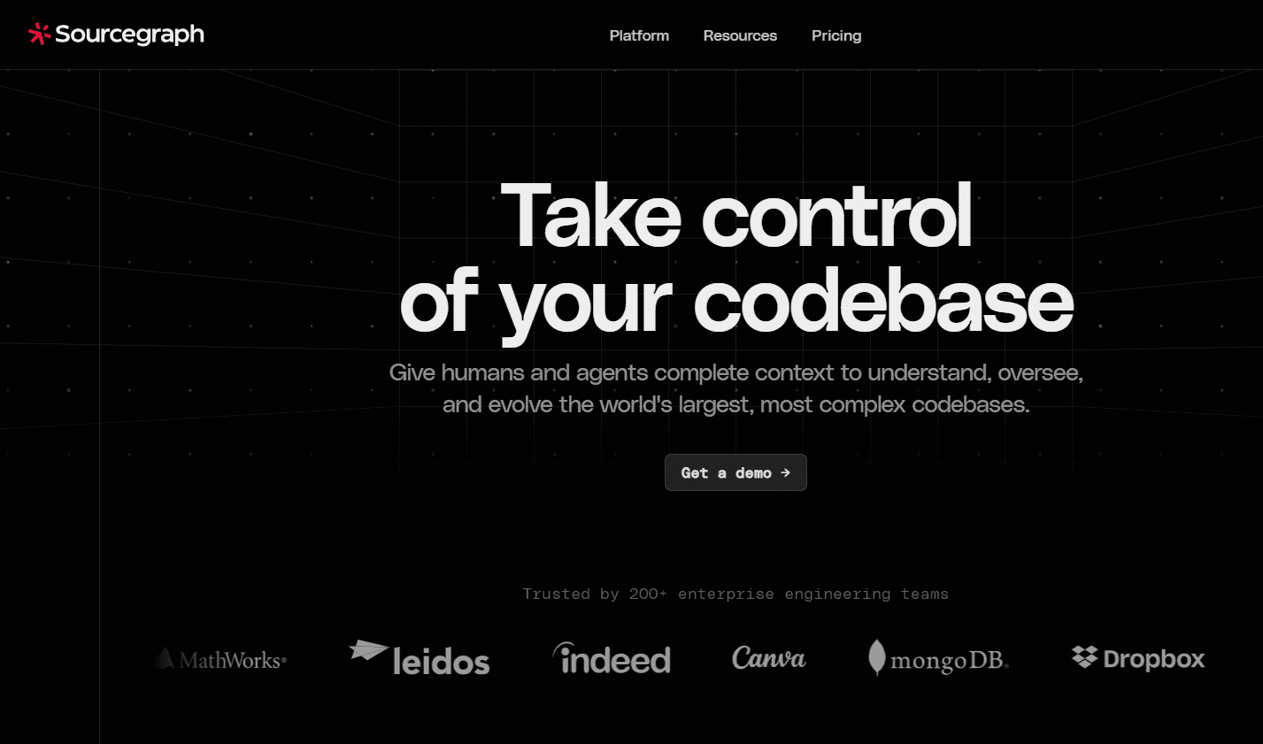 Sourcegraph Cody banner: control your codebase, featured in best AI coding assistant 2026 list