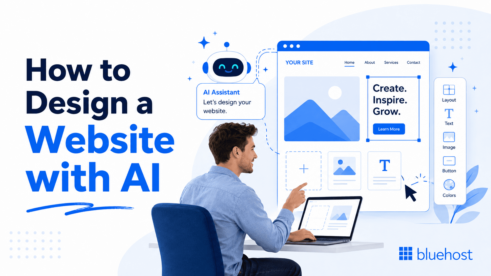 How to Design a Website With AI: From Prompt to Published Site