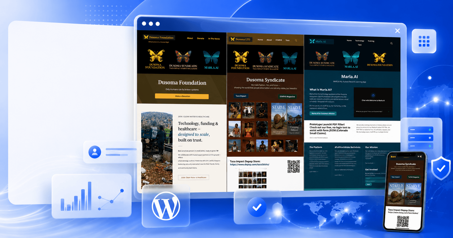 How Dusoma Uses Bluehost to Power Three Brands with One Strong Digital Foundation