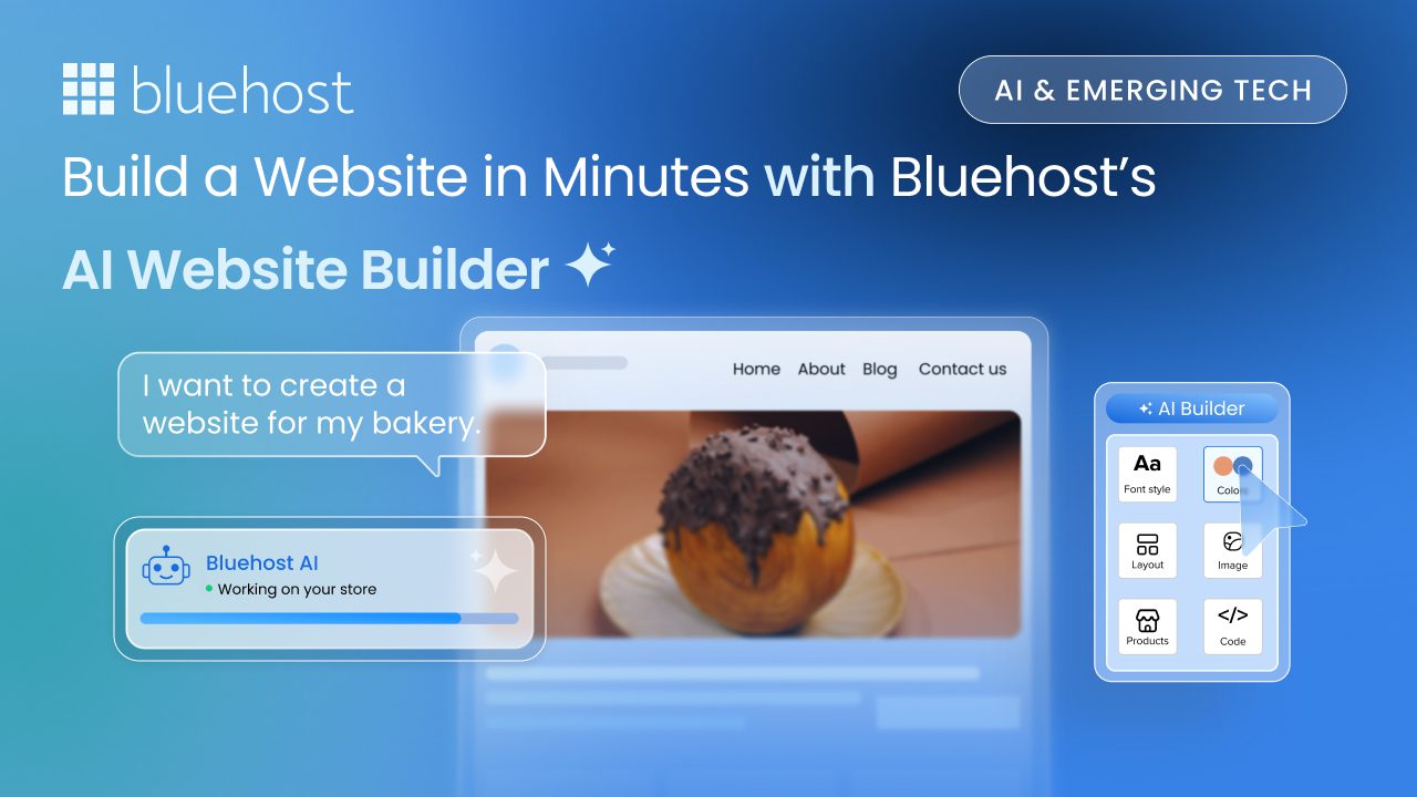 Build a Website in Minutes with Bluehost's AI Website Builder