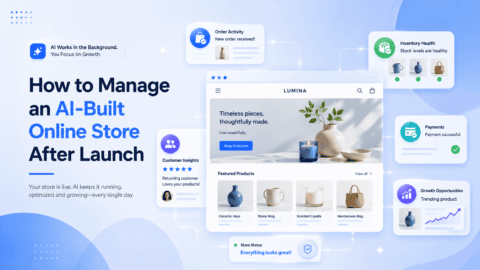 How to Manage an AI-Built Online Store After Launch