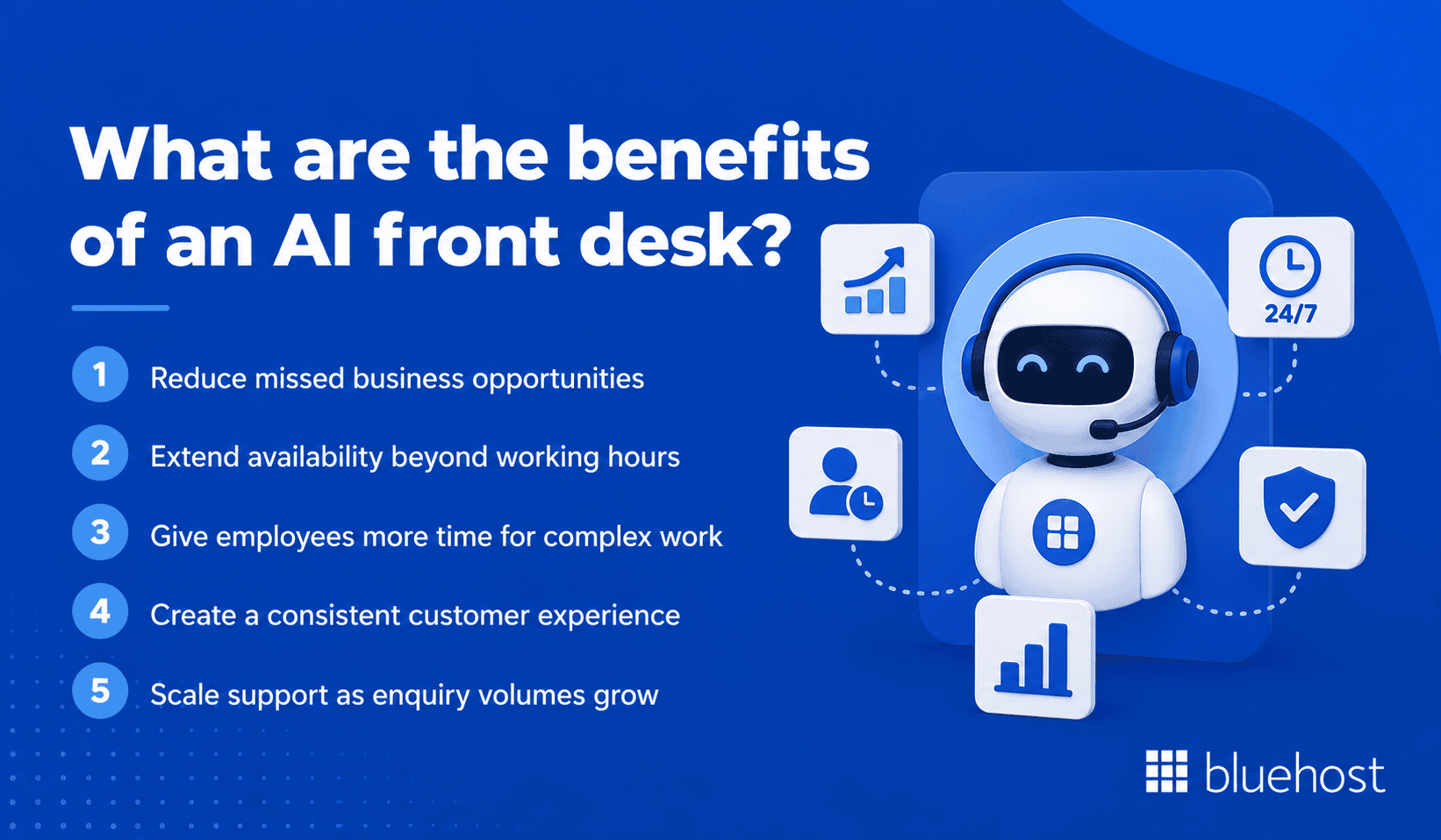 What are the benefits of an AI front desk?