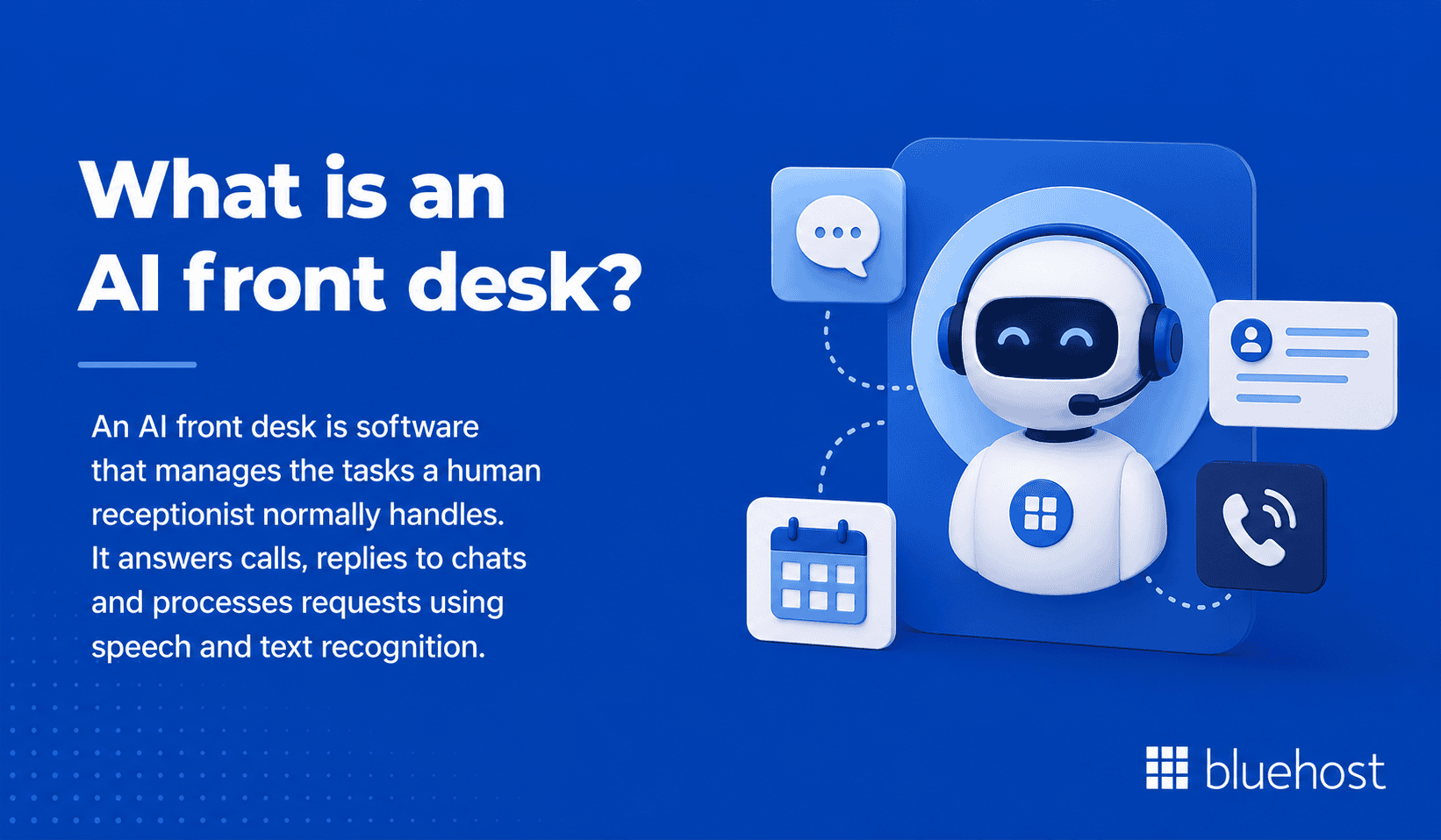 What is an AI front desk?